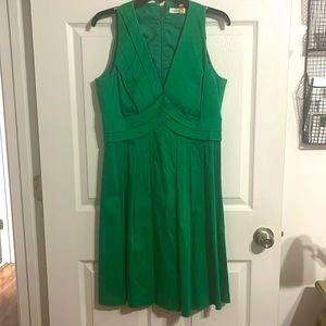 Calvin Klein Green Satin Dress